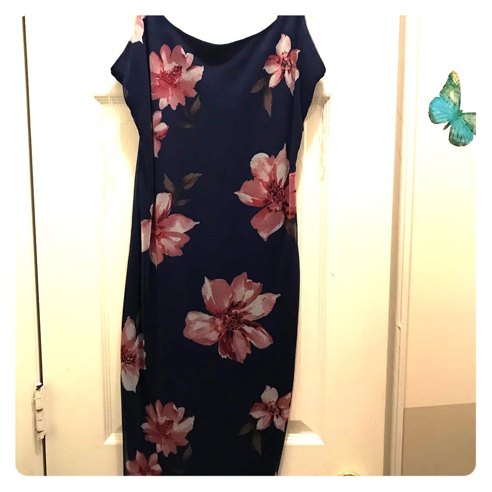 🌸Rue 21 Blue Floral Dress